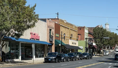 South Main Street in Lexington